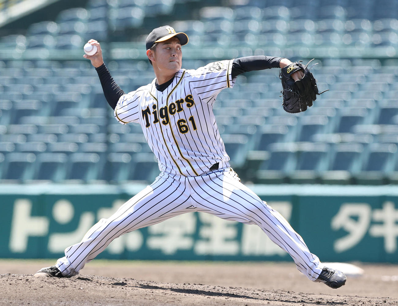 ウエスタンリーグ　阪神対オリックス　先発し力投する阪神望月（撮影・前田充）