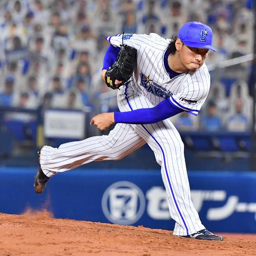 DeNA対阪神 DeNA2番手の石田健大(撮影・上田博志)