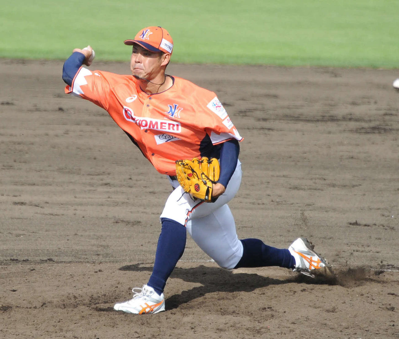 新潟対群馬　8回に登板した前川は今季自己最速の153キロをマーク