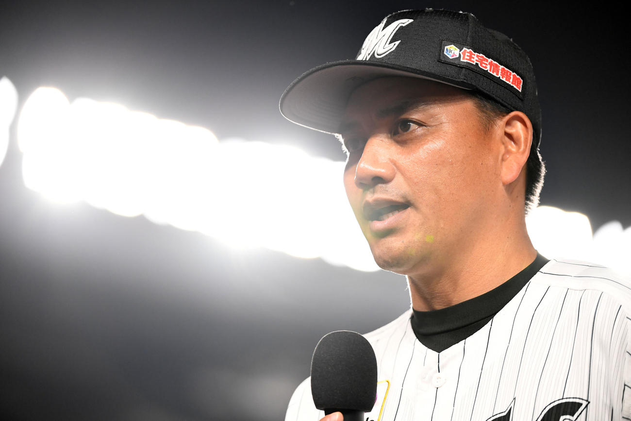 ロッテ井口資仁監督（2020年6月23日撮影）
