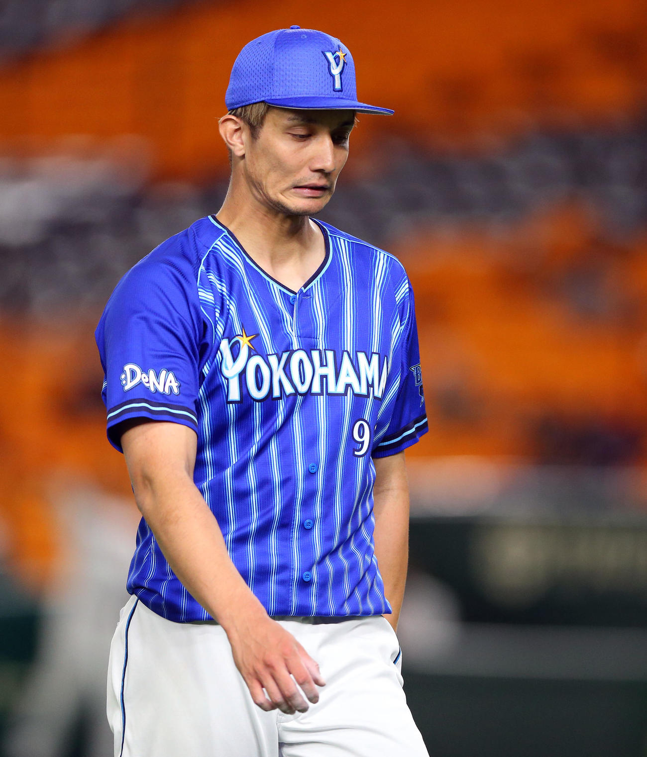 巨人対DeNA　2／3回1失点でリードを守れなかった国吉（撮影・大野祥一）