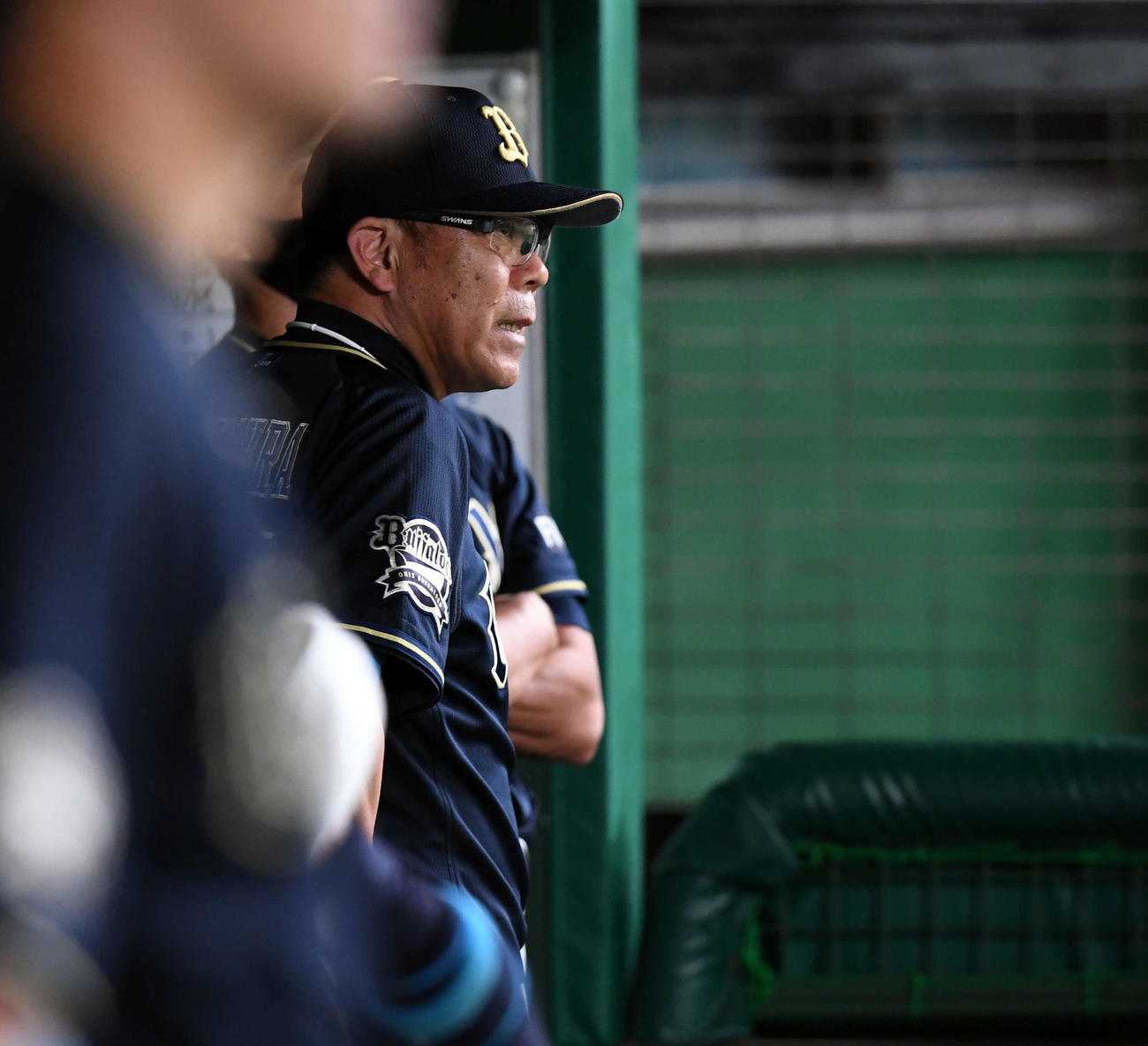 西武対オリックス　3－2で西武に敗れ7連敗目を喫したオリックス西村監督（撮影・たえ見朱実）