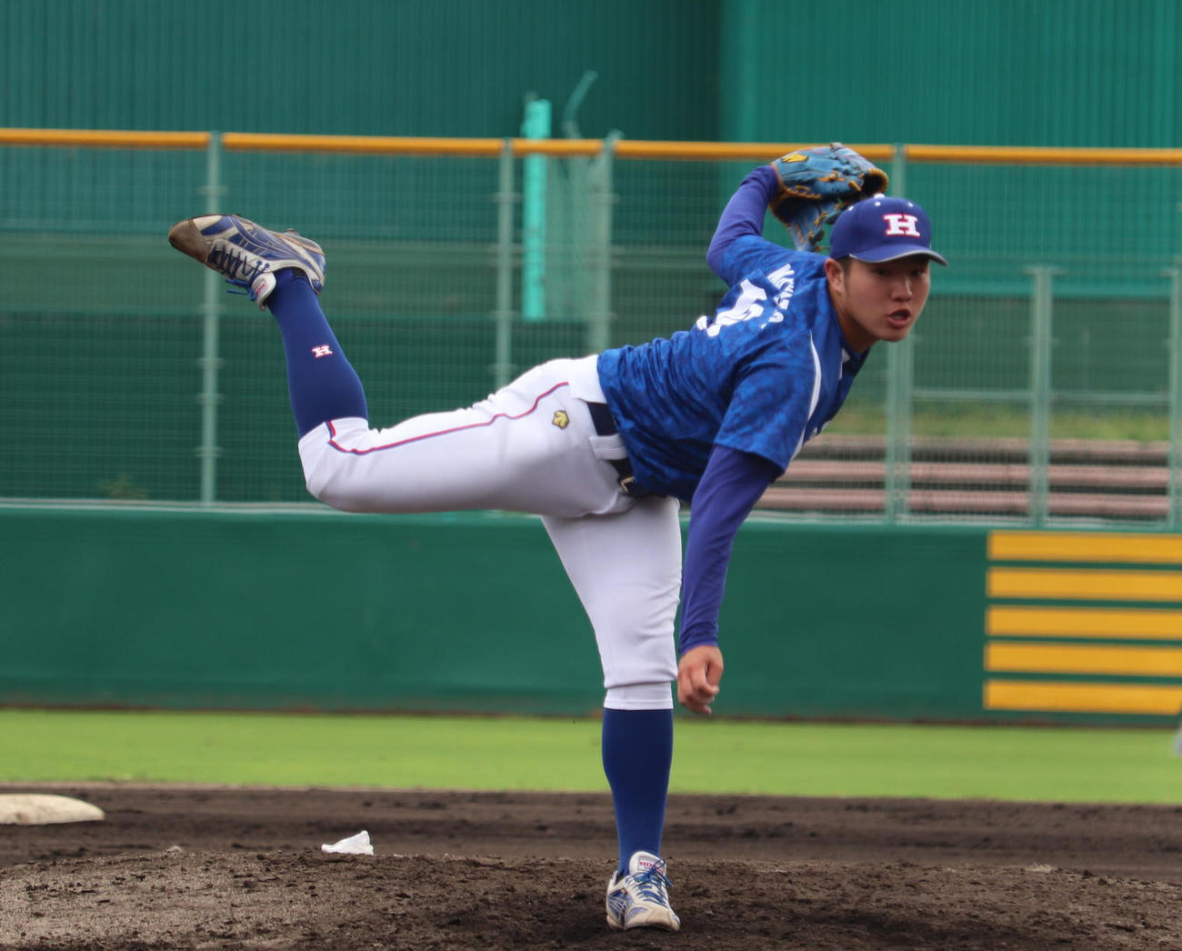 1回1／3を無安打無失点で抑えた今秋ドラフト候補のホンダ鈴鹿・松本竜