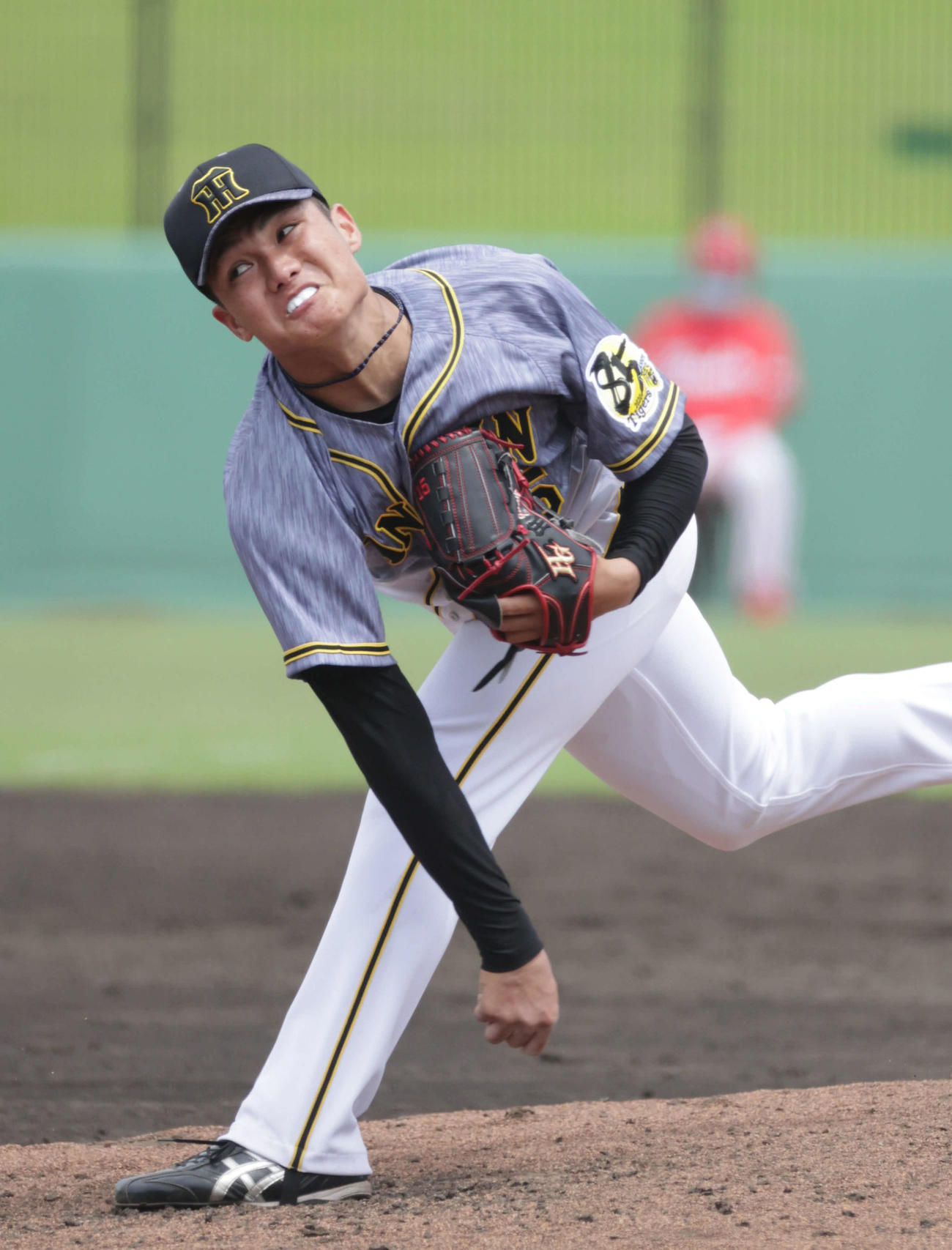 プロ野球2軍広島対阪神　阪神先発の西純（撮影・加藤孝規）