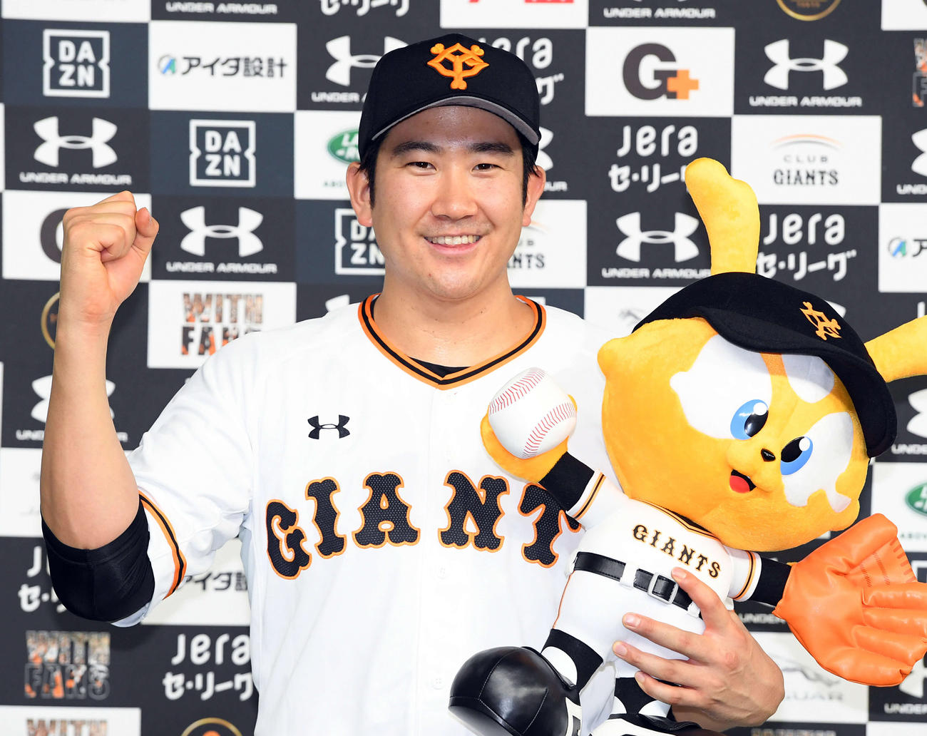 今季初完封勝利を飾った巨人菅野（撮影・たえ見朱実）