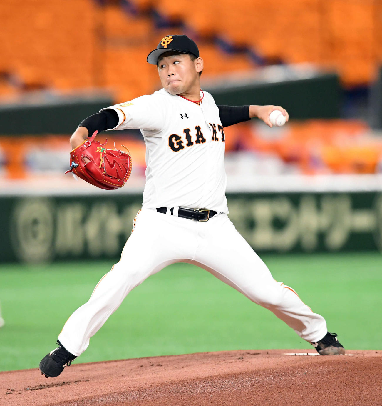 巨人対中日　巨人の先発田口（撮影・たえ見朱実）