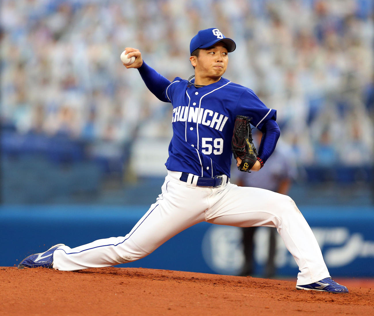 中日山本拓実（2020年6月24日撮影）
