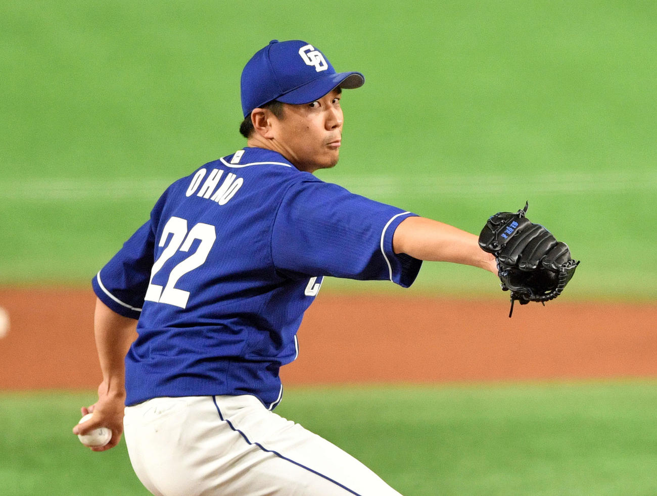 中日大野雄大（2020年7月3日撮影）