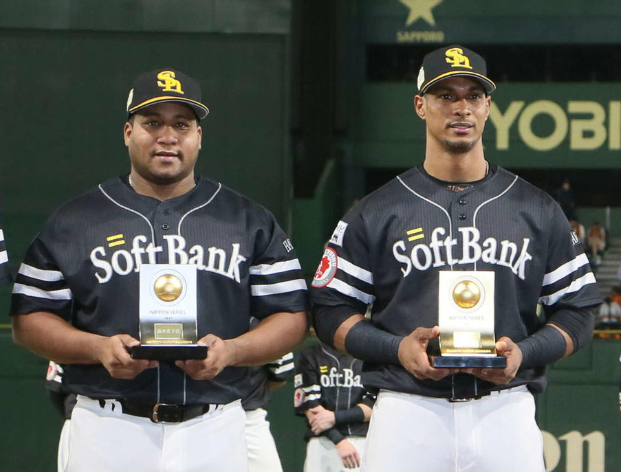 ソフトバンク・デスパイネとグラシアル（2019年10月23日）