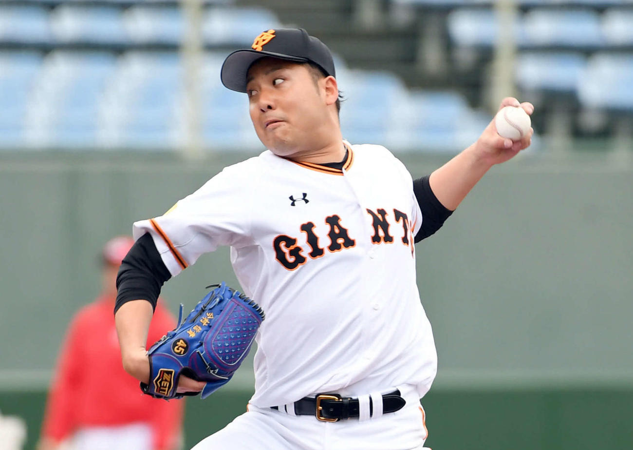 巨人今村信貴（2020年2月16日撮影）