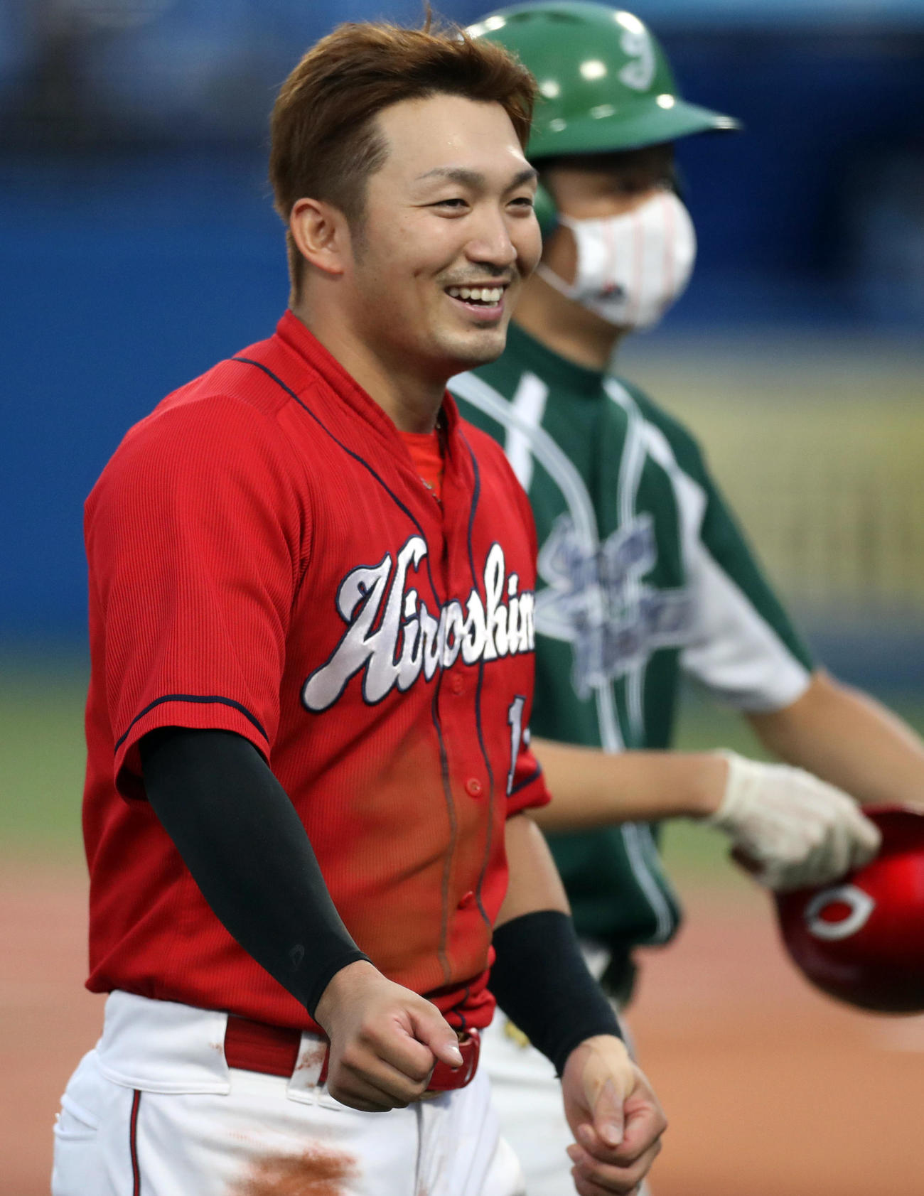 広島鈴木誠也（2020年7月1日撮影）