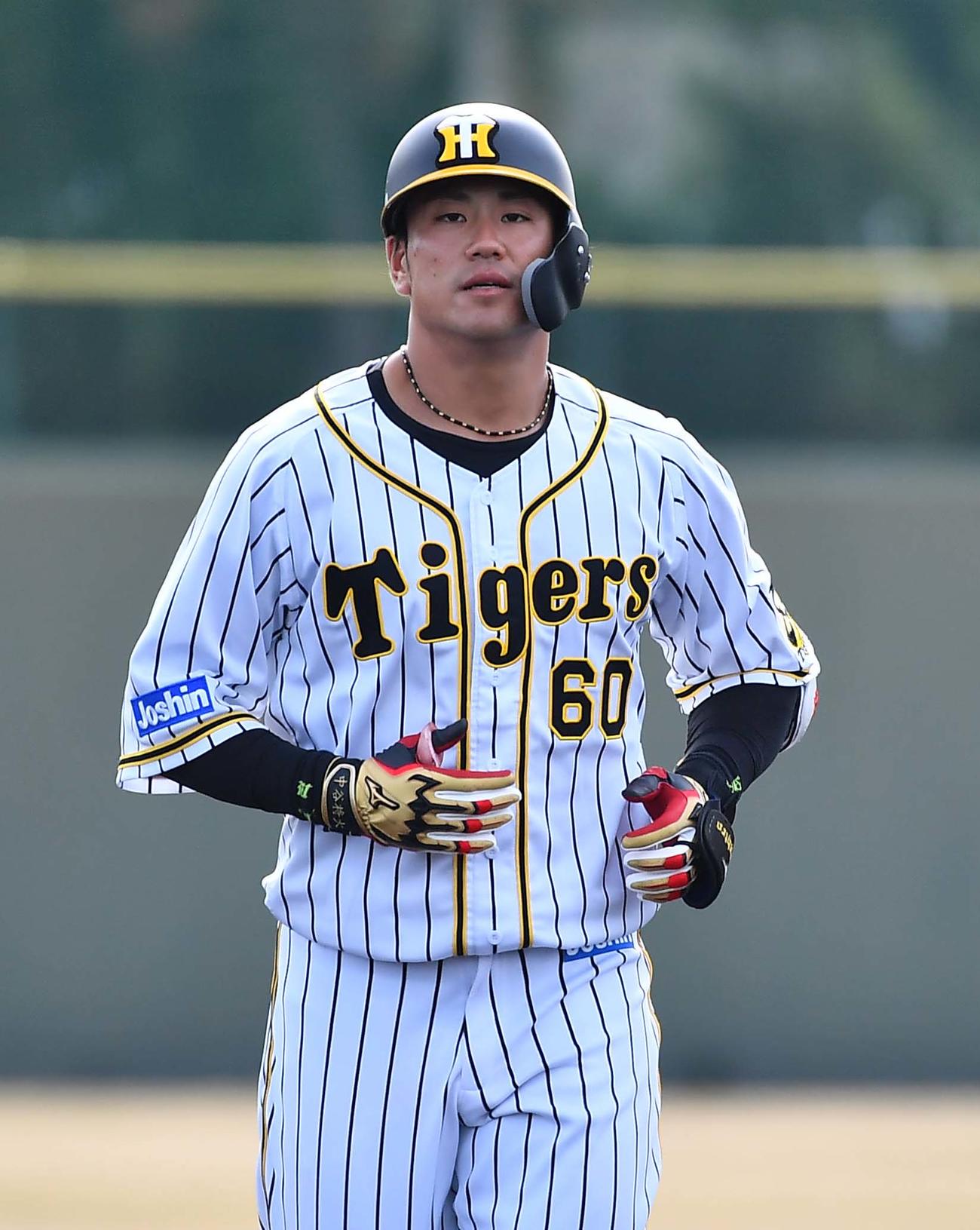 阪神中谷将大（2020年3月13日撮影）