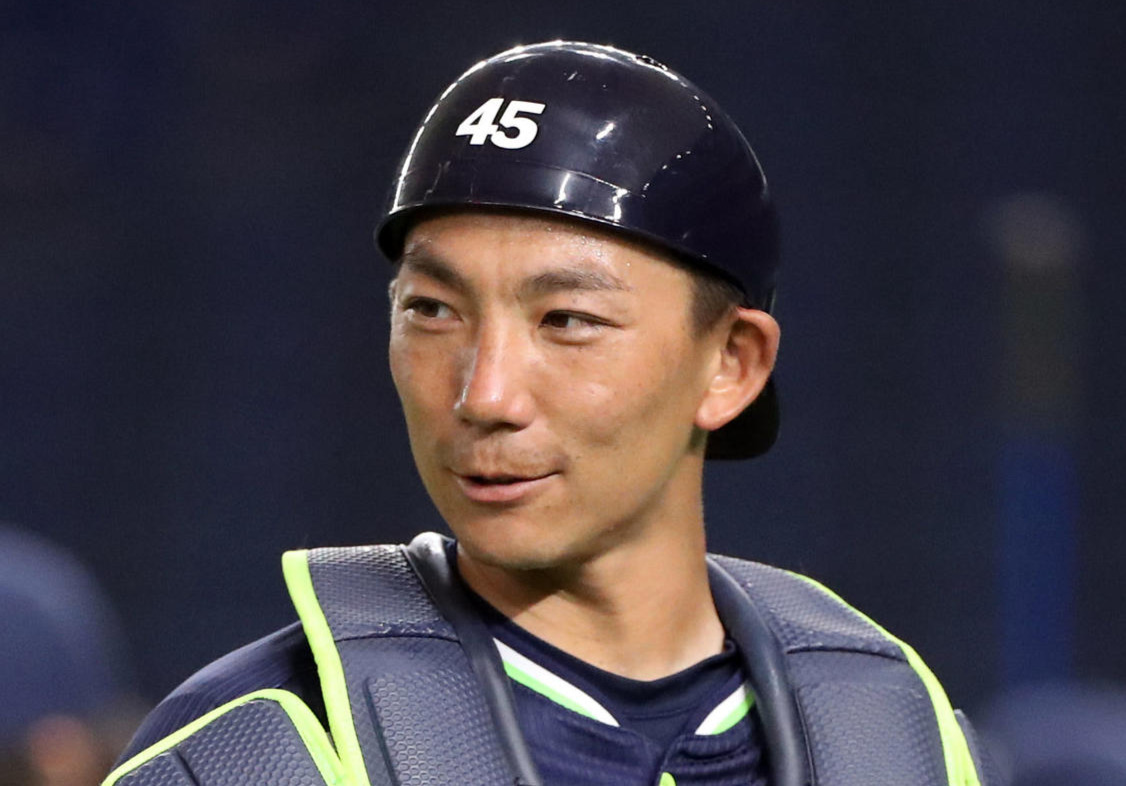 ヤクルト嶋基宏（2020年6月5日撮影）