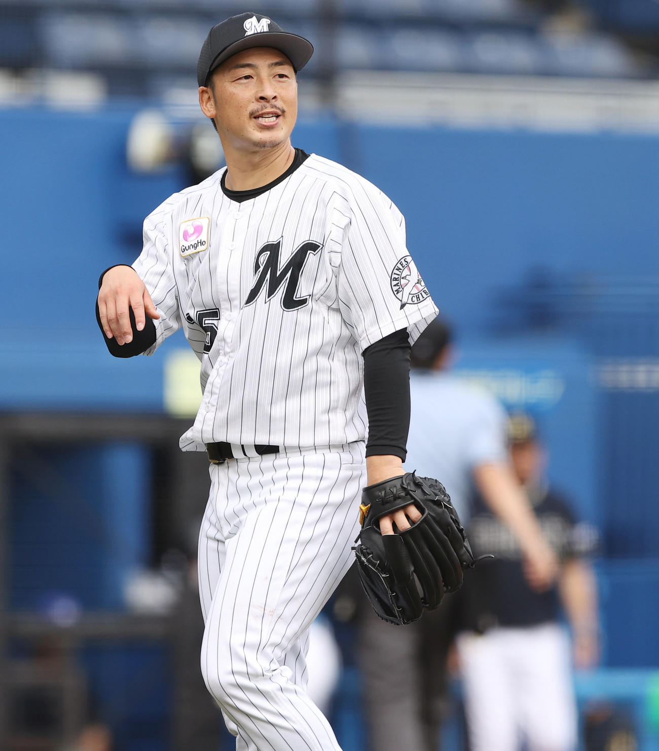 ロッテ美馬学（2020年6月28日撮影）