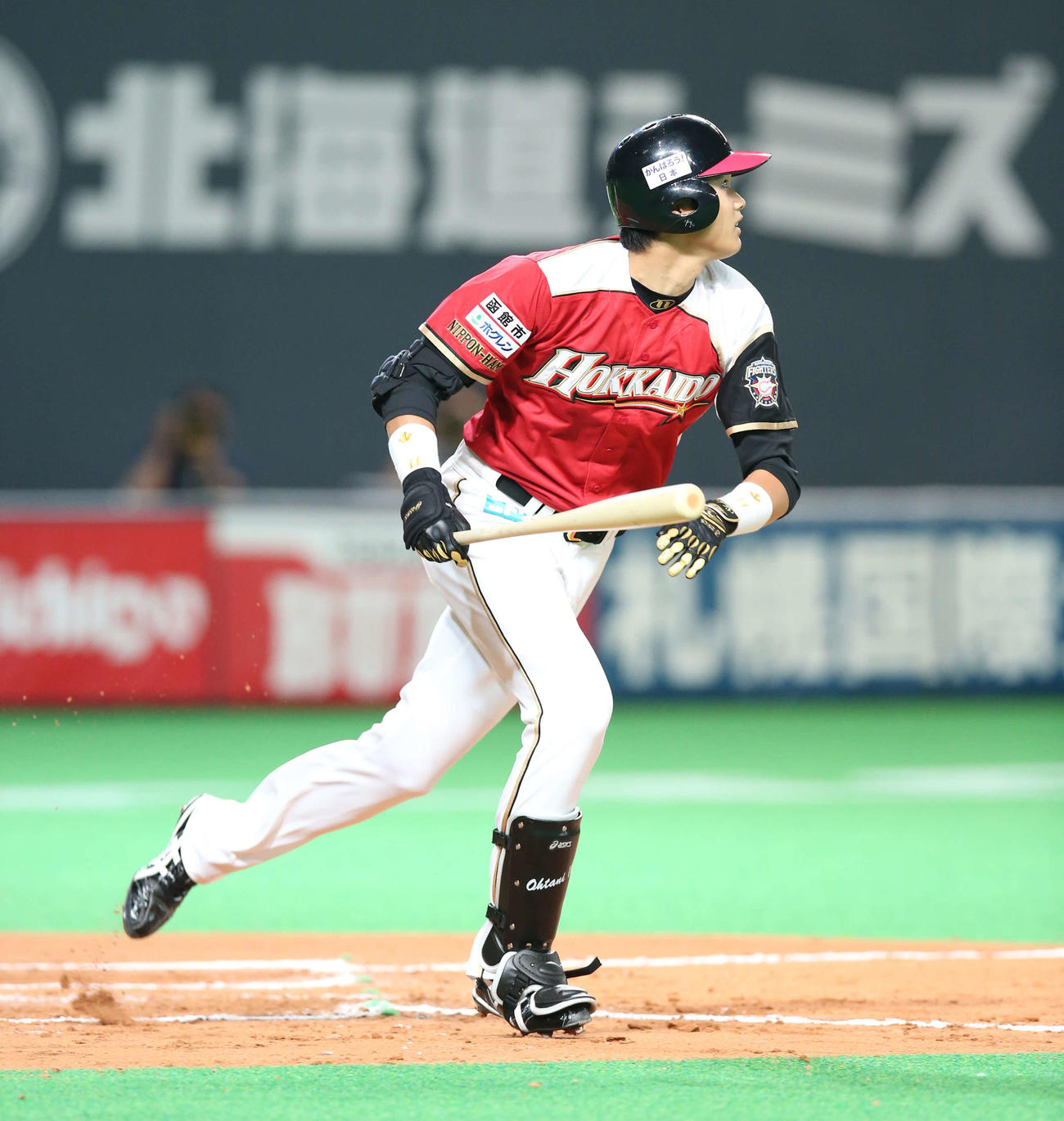 13年7月14日、代打本塁打を放つ大谷翔平