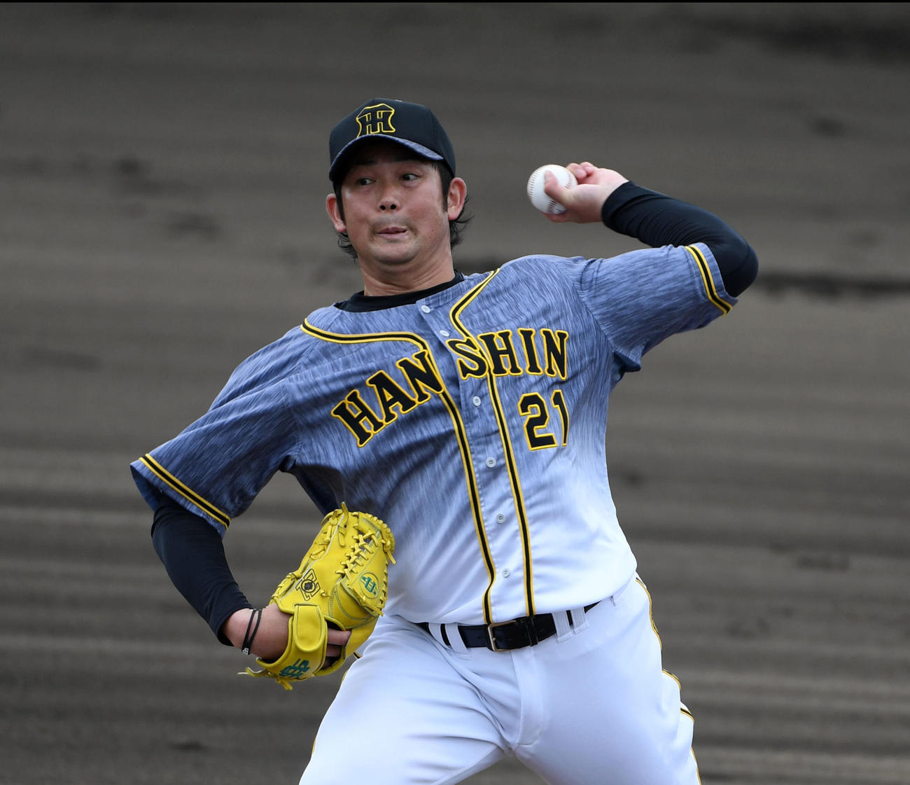 オリックス対阪神　阪神先発の岩田稔（撮影・前岡正明）