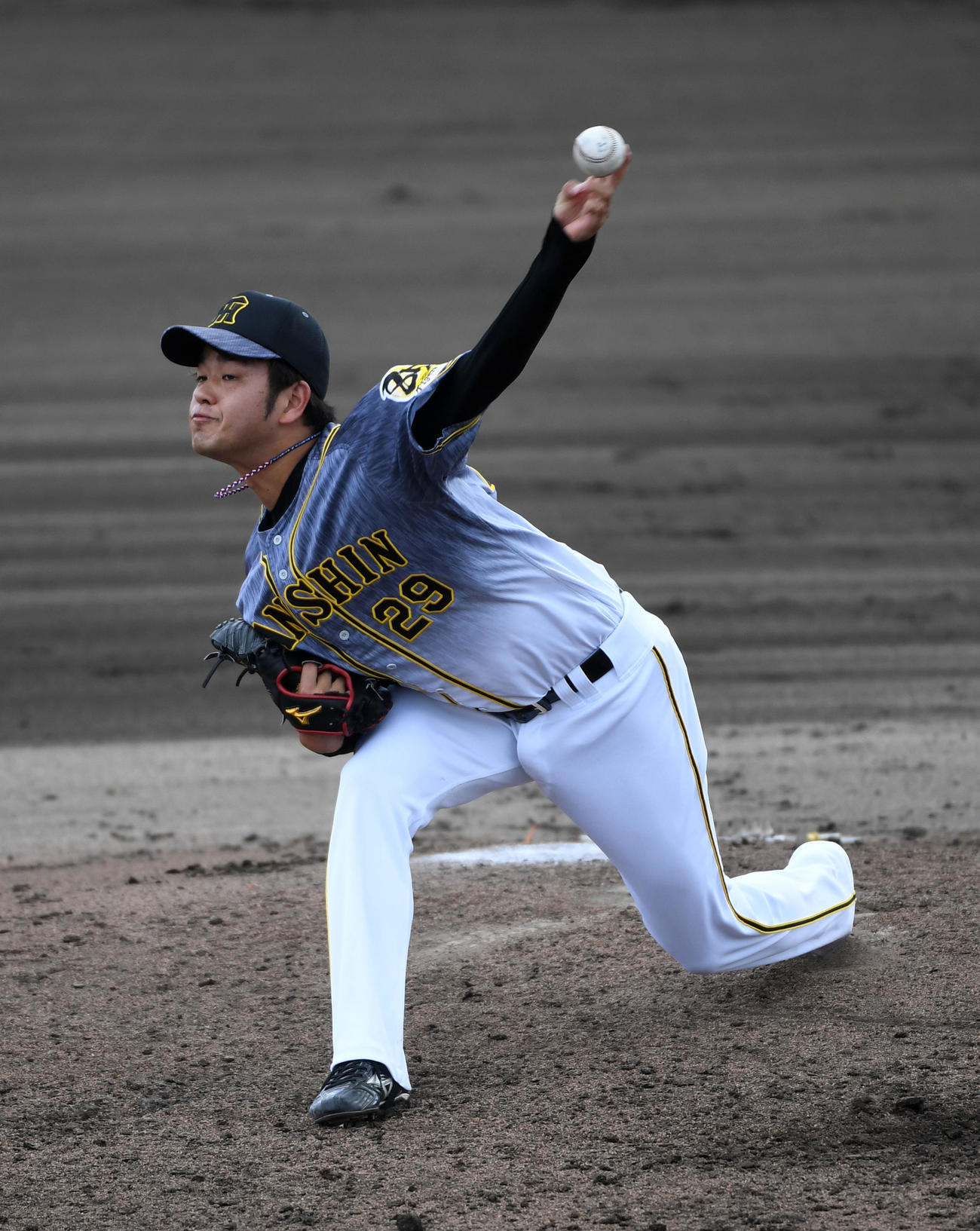 オリックス対阪神　阪神2番手の高橋は2回無失点に抑える（撮影・前岡正明）