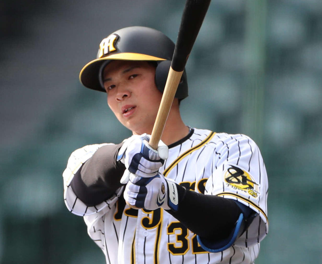 阪神井上広大（2020年3月7日撮影）