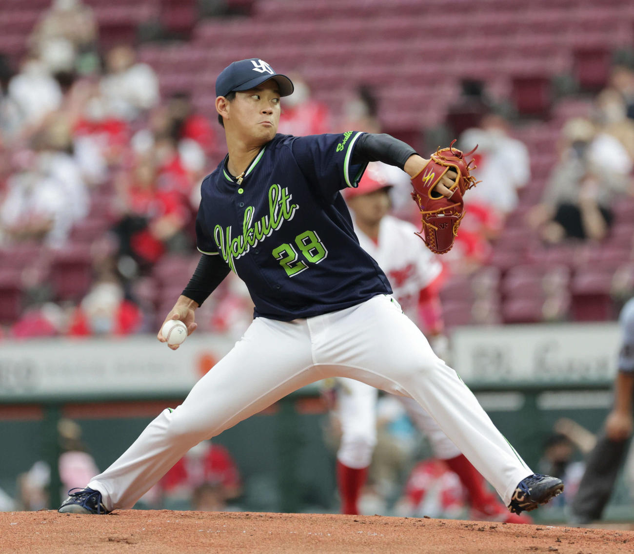 広島対ヤクルト　ヤクルト先発の吉田大喜（撮影・加藤孝規）