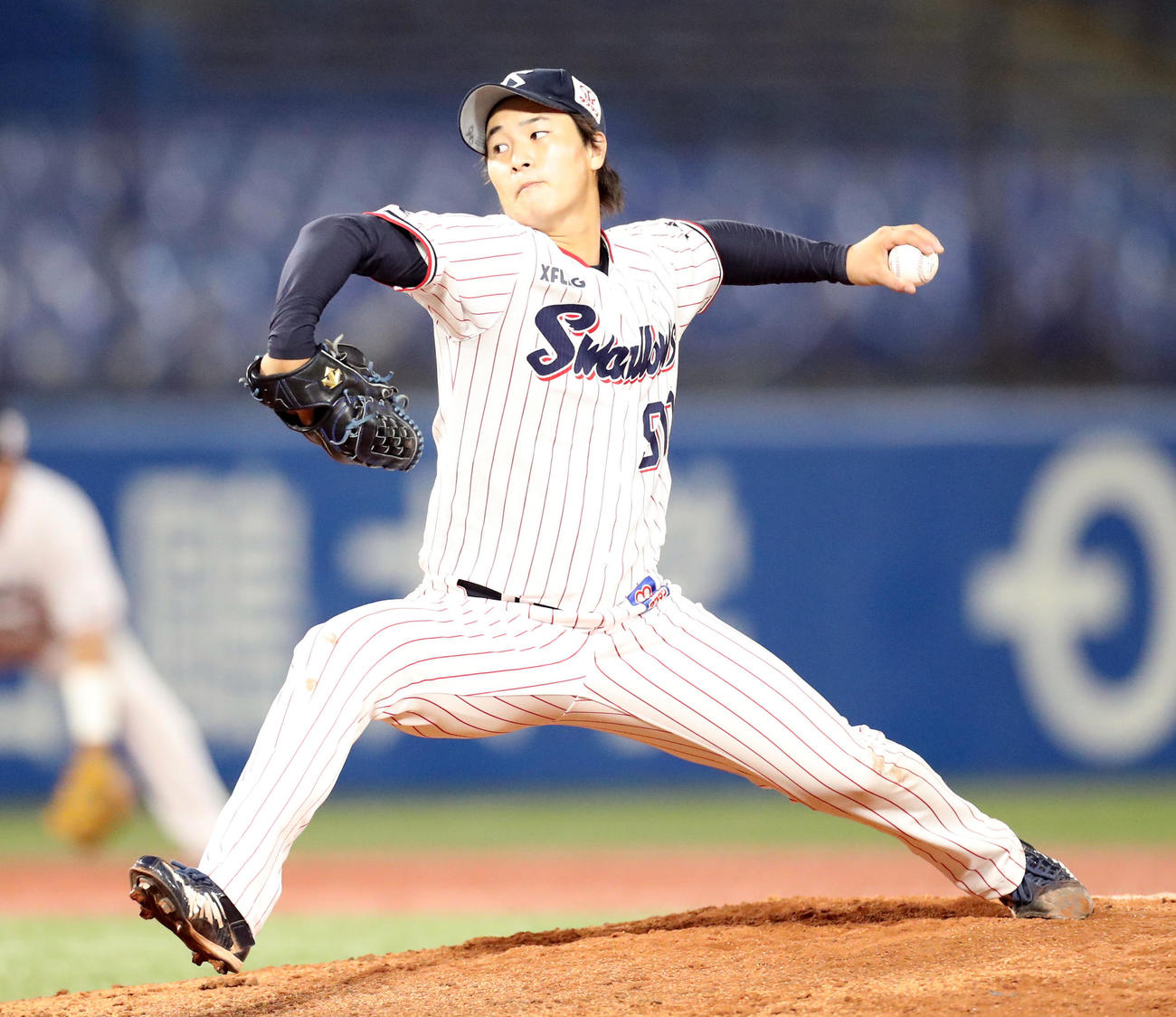 ヤクルト長谷川宙輝（2020年7月5日撮影）