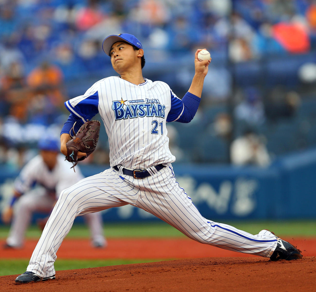 DeNA対巨人　DeNA先発の今永（撮影・大野祥一）