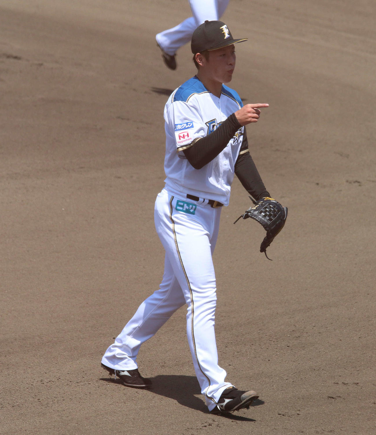 イースタン・リーグ　日本ハム対DeNA　先発で3回無安打無失点5奪三振と好投した日本ハム吉田輝（撮影・木下大輔）