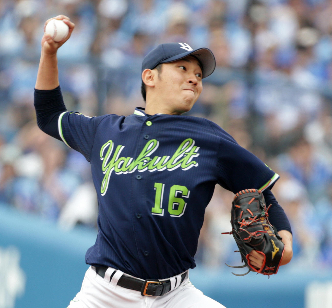 ヤクルト原樹理（2019年6月2日撮影）