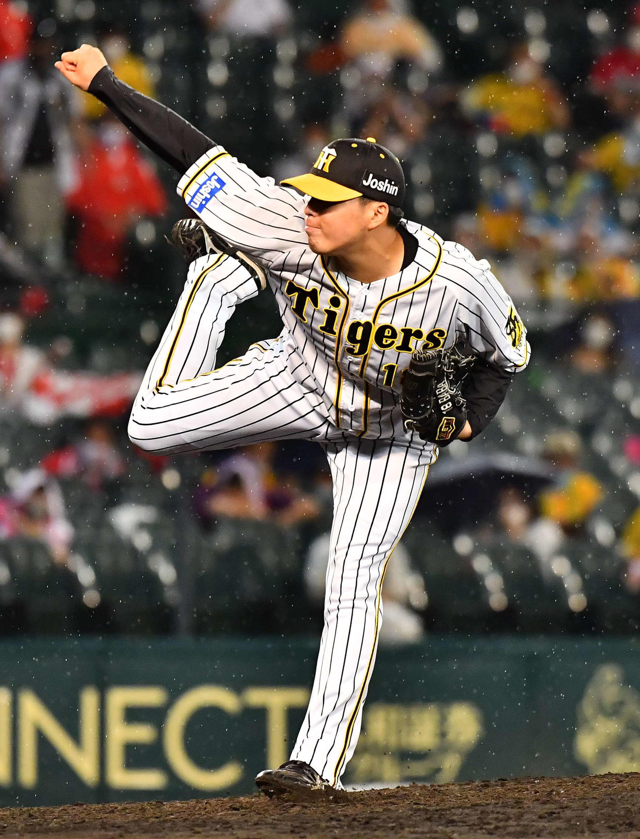 阪神対広島　阪神4番手の馬場皐輔（撮影・上田博志）