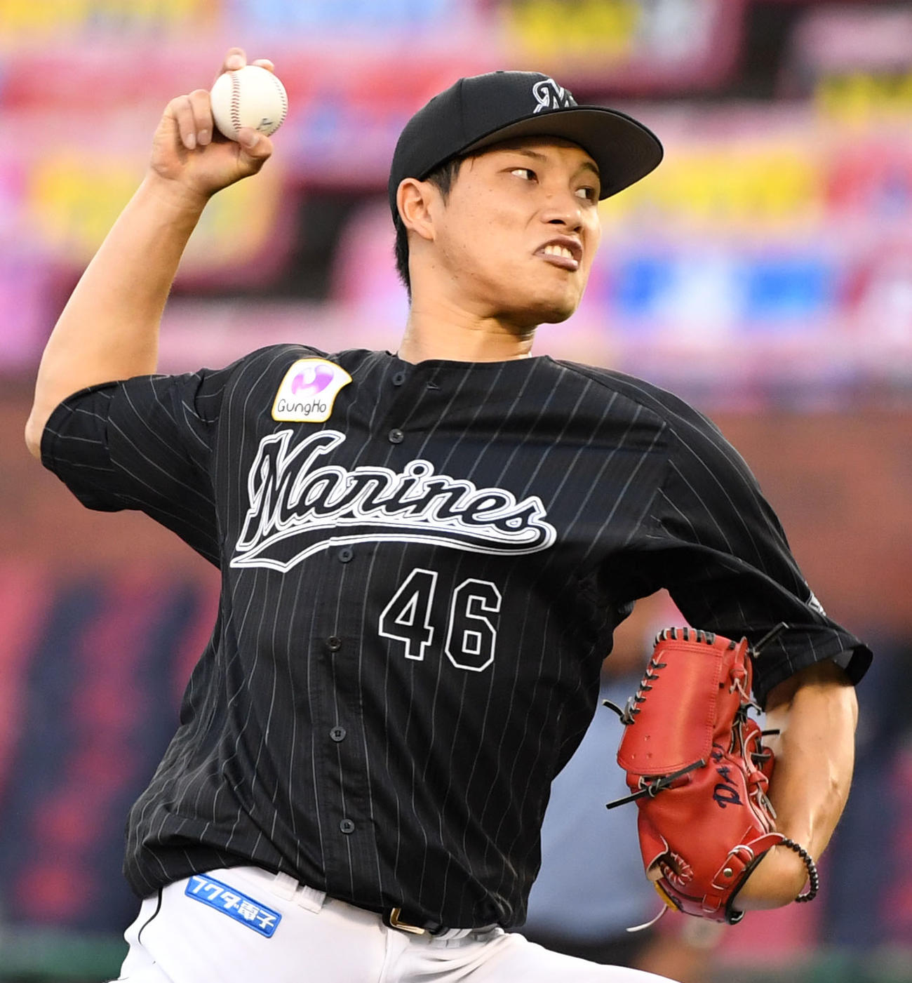 ロッテ岩下大輝（2020年7月2日撮影）