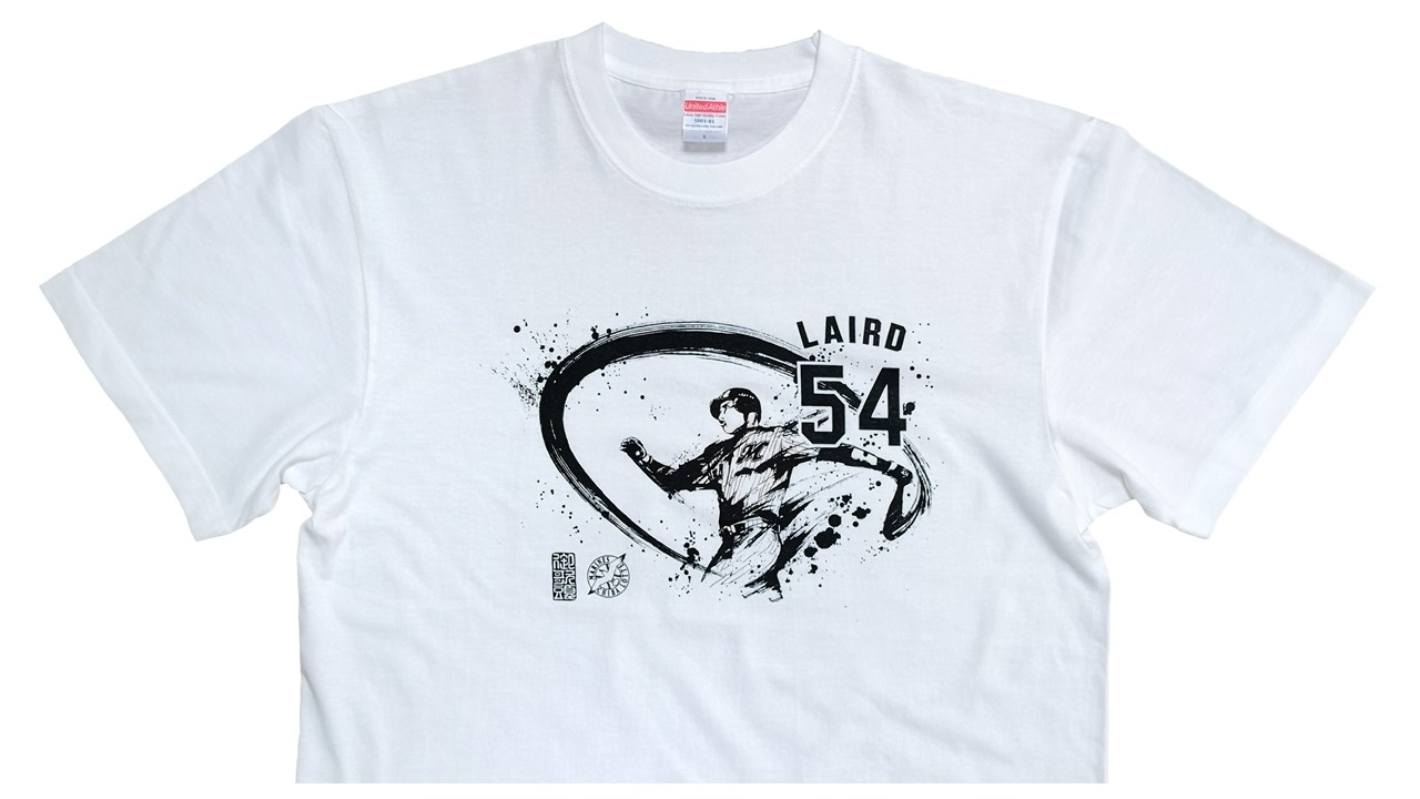 ロッテ・レアードの墨絵Tシャツ