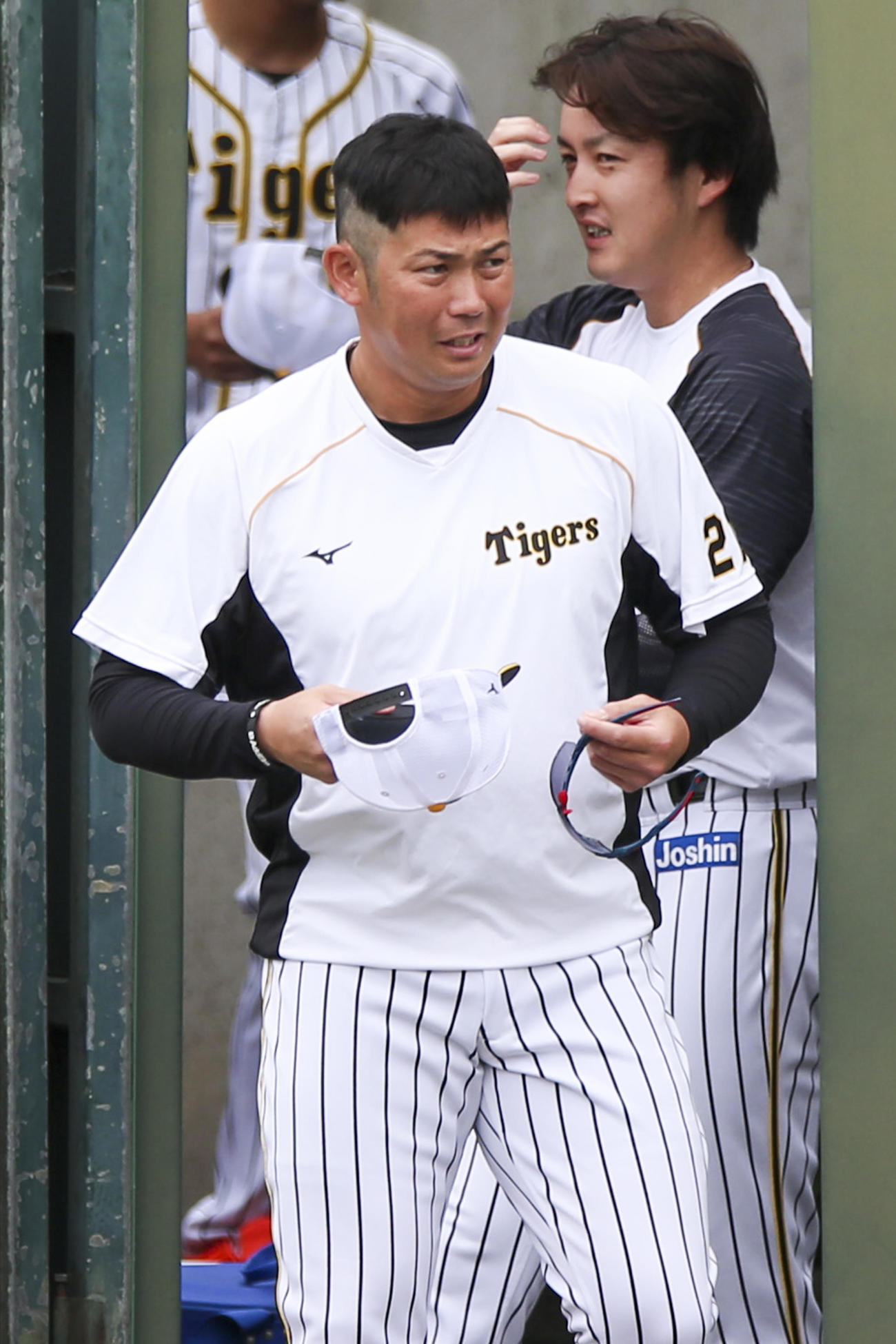 ウエスタン・リーグ広島戦に登板した岩田稔（撮影・上山淳一）