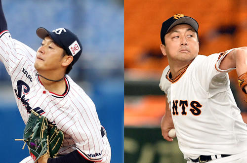 先発予定の小川と沢村