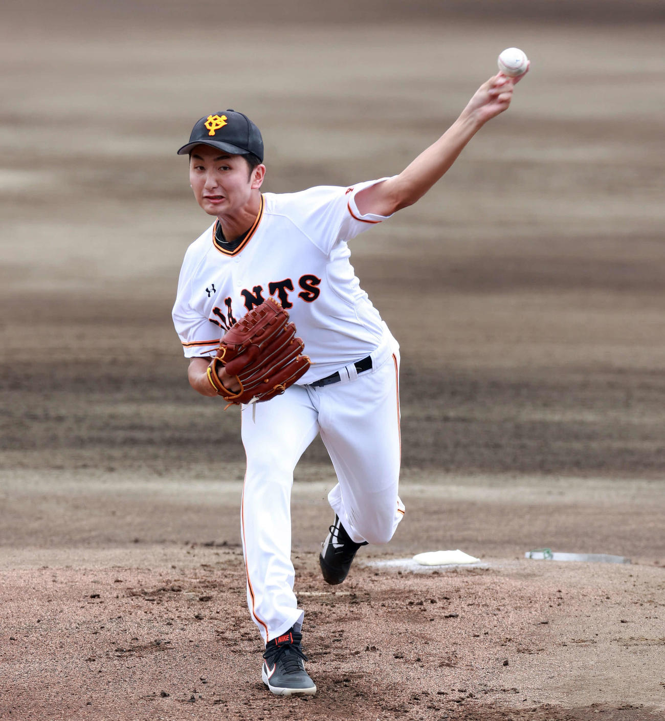巨人の横川凱（2020年6月23日撮影）