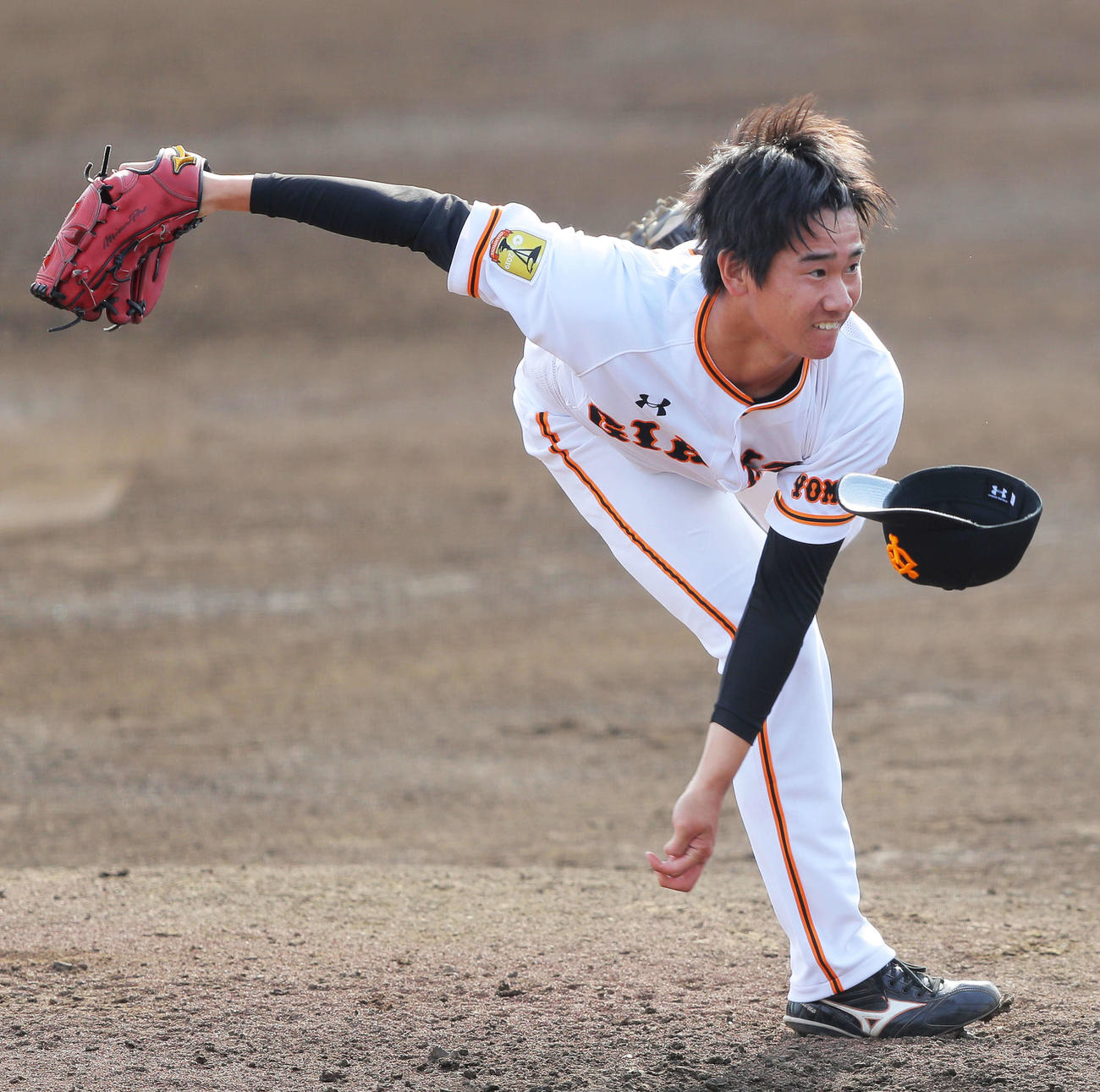巨人井上温大（2020年3月22日撮影）