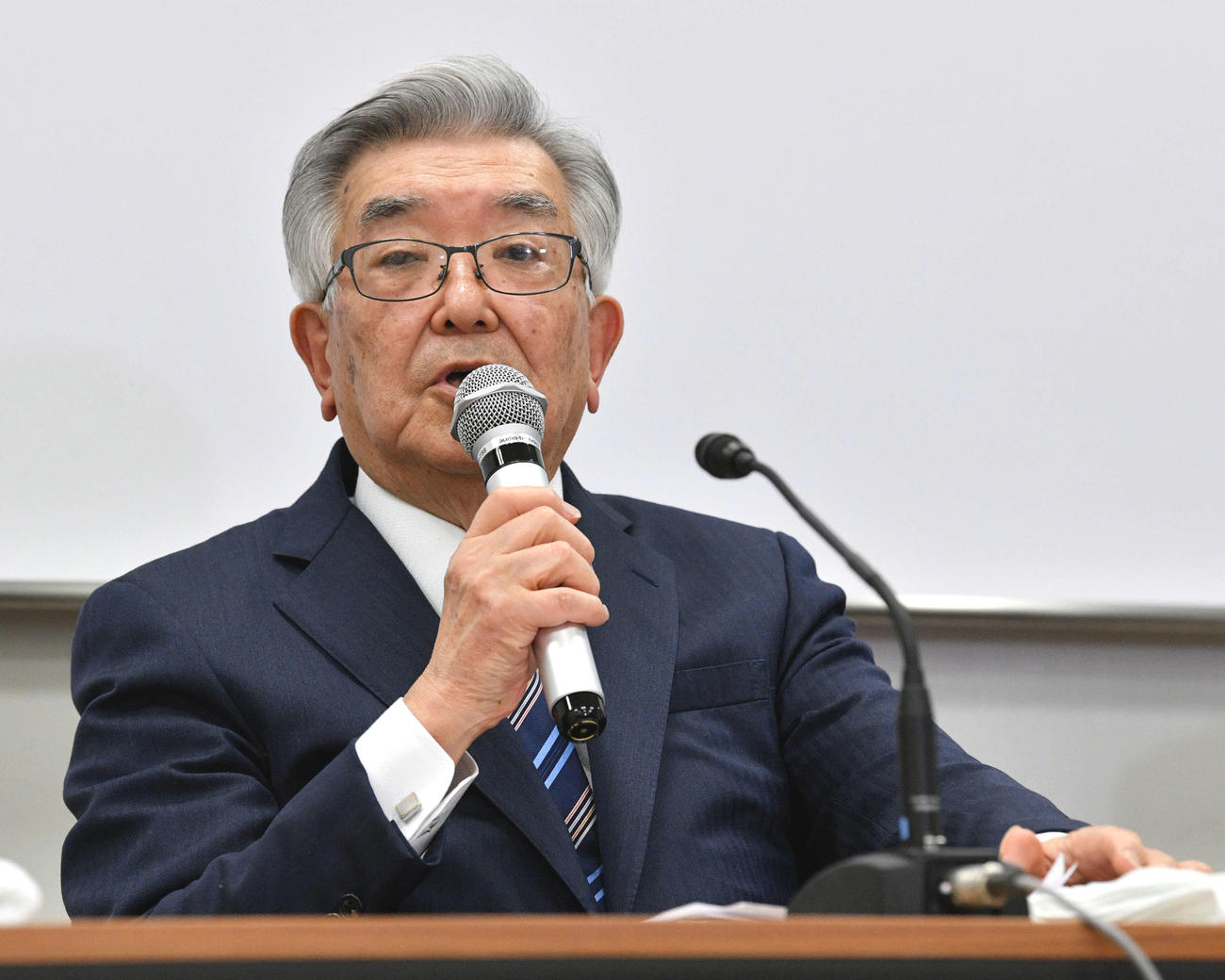 NPB斉藤惇コミッショナー（2020年3月23日撮影）