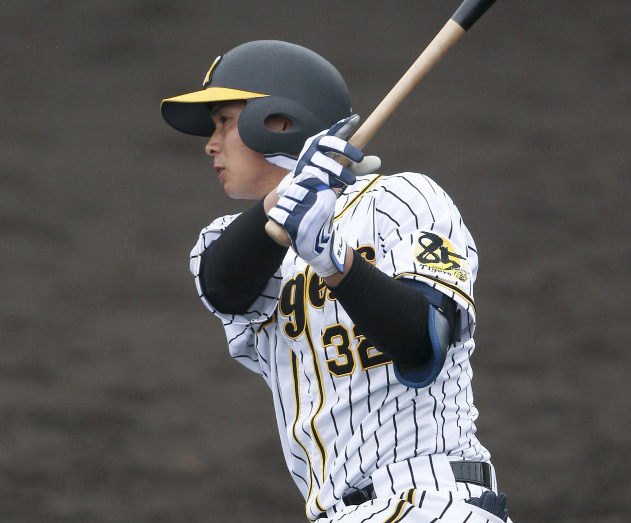 阪神井上広大（2020年7月24日撮影）