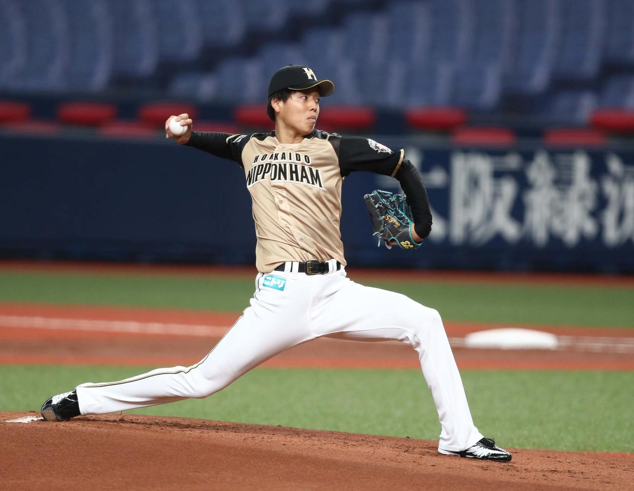 日本ハム杉浦稔大（2020年7月7日撮影）