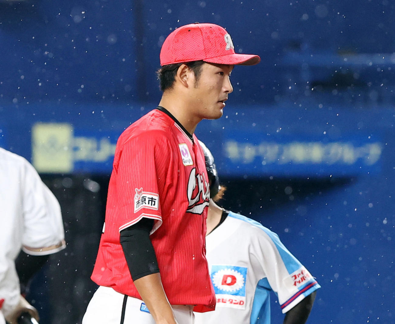 ロッテ山本大貴（2020年7月28日撮影）