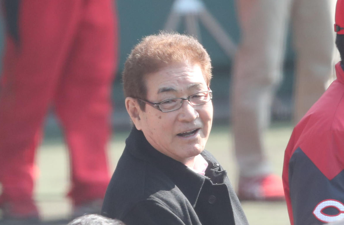 山本浩二氏（2020年2月8日撮影）