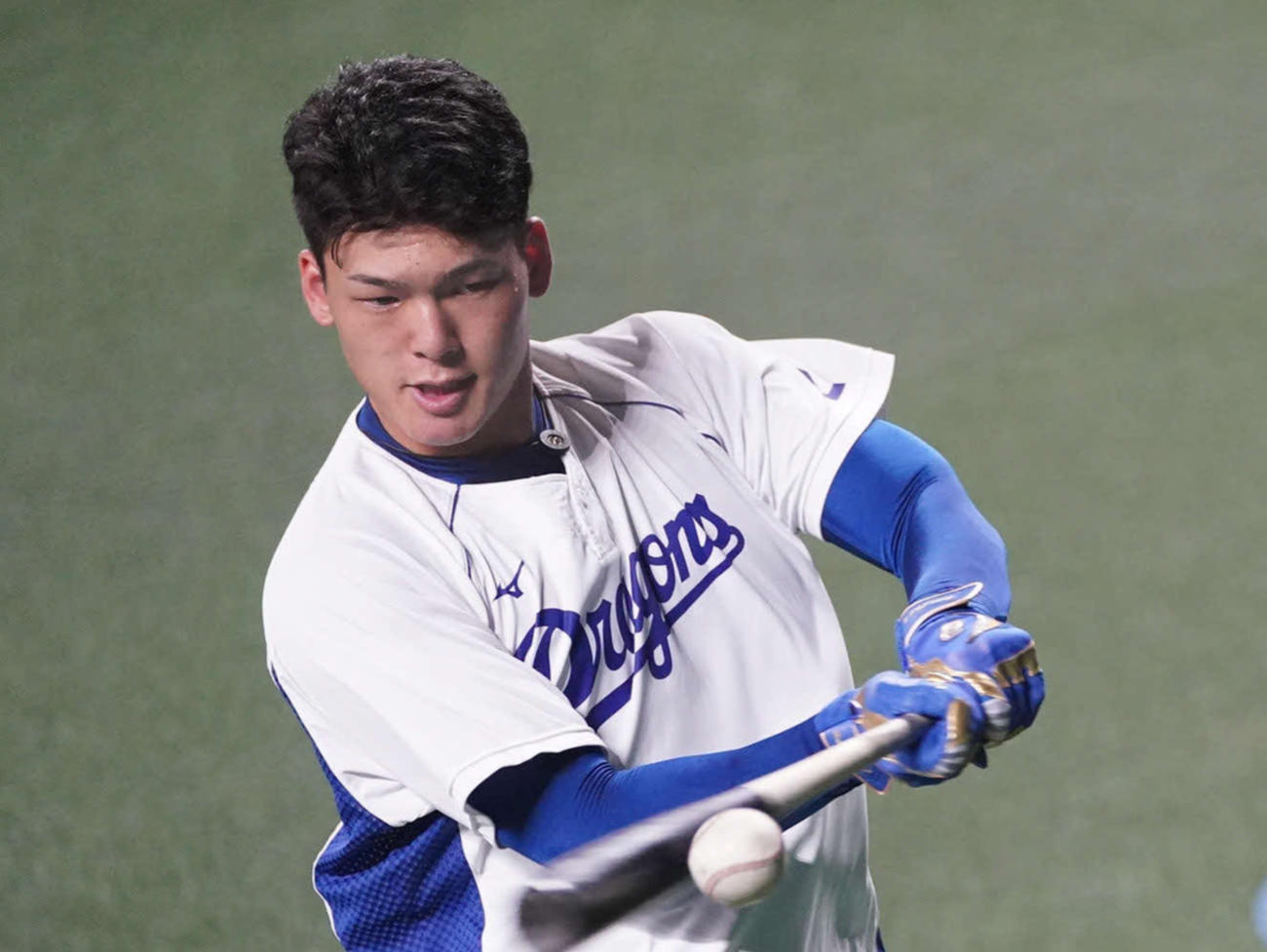 中日石川昂弥（2020年7月12日撮影）