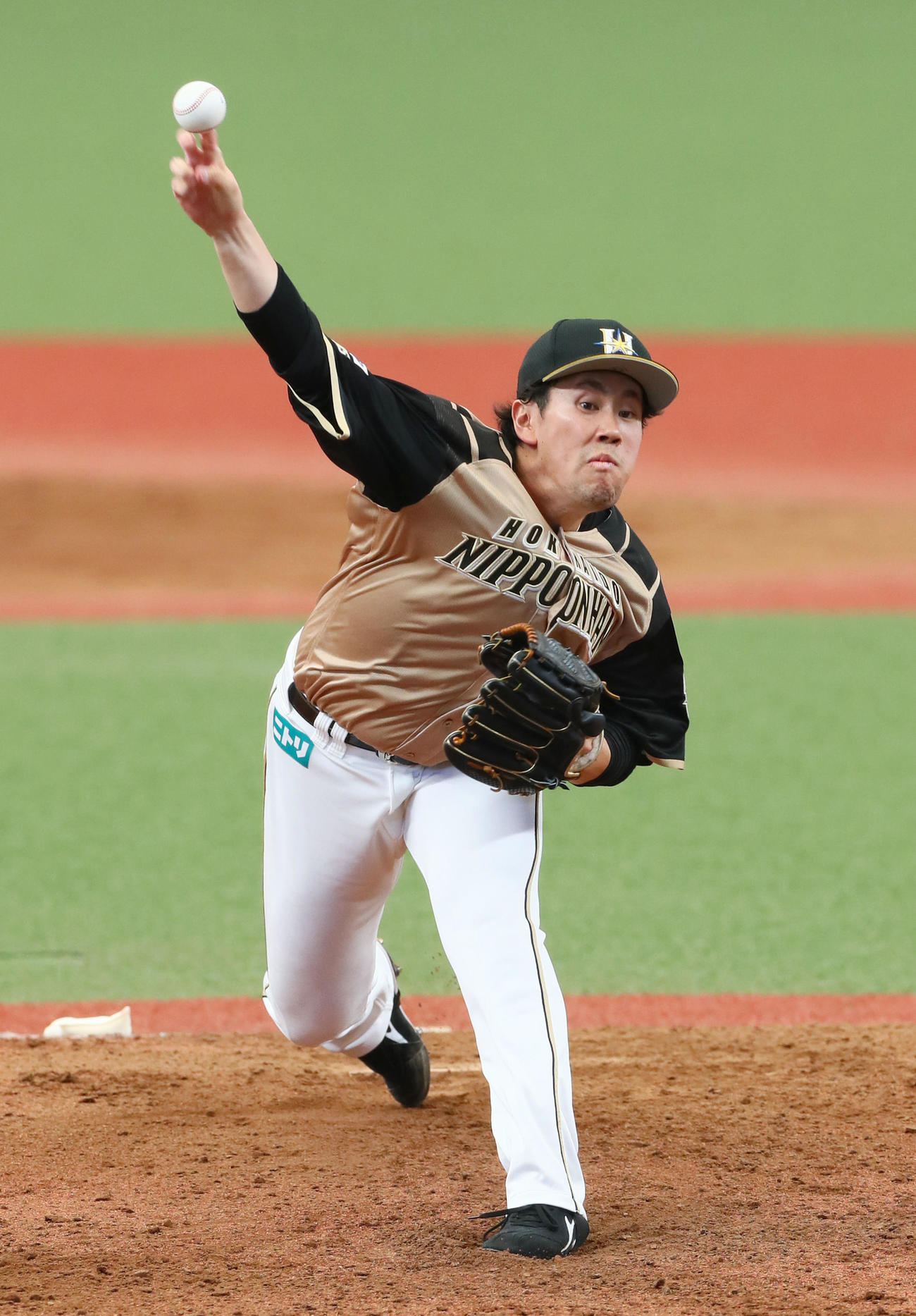 日本ハムの西村天裕投手（2020年3月21日撮影）