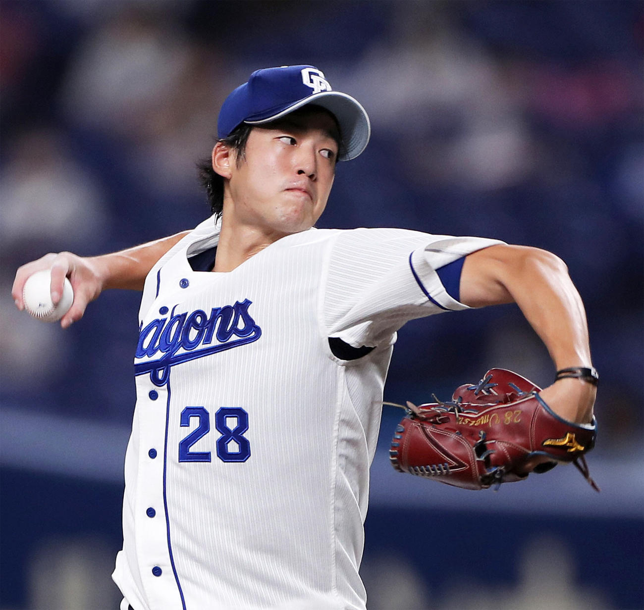 中日梅津晃大（2020年7月26日撮影）