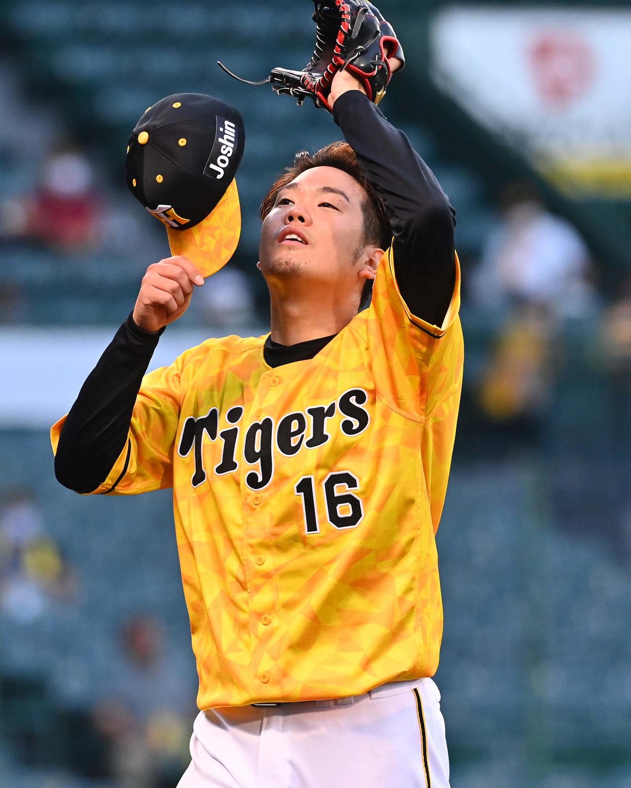 阪神対DeNA　5回までに4失点と苦しむ西勇（撮影・上田博志）