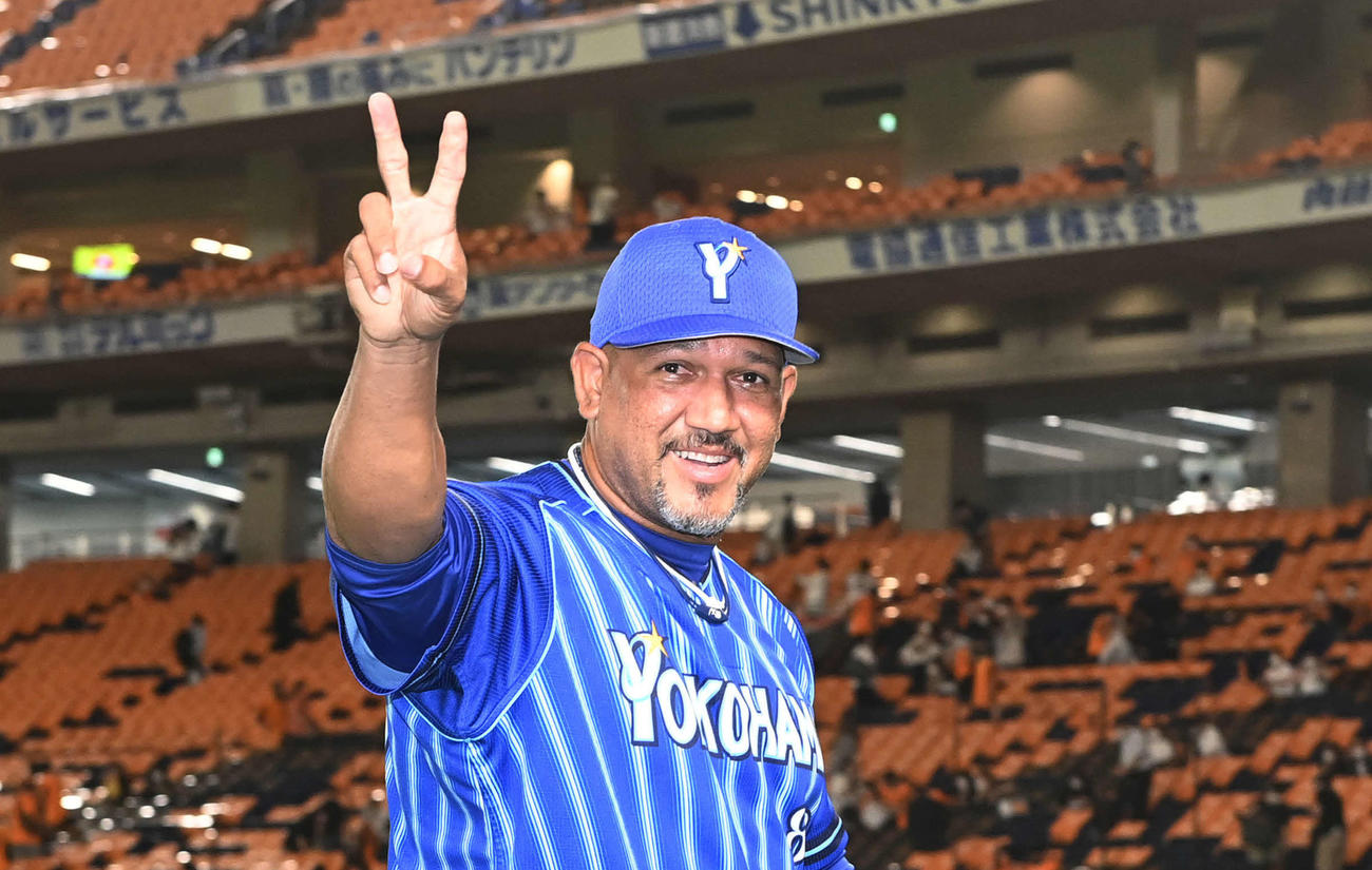 DeNAラミレス監督（2020年7月29日撮影）