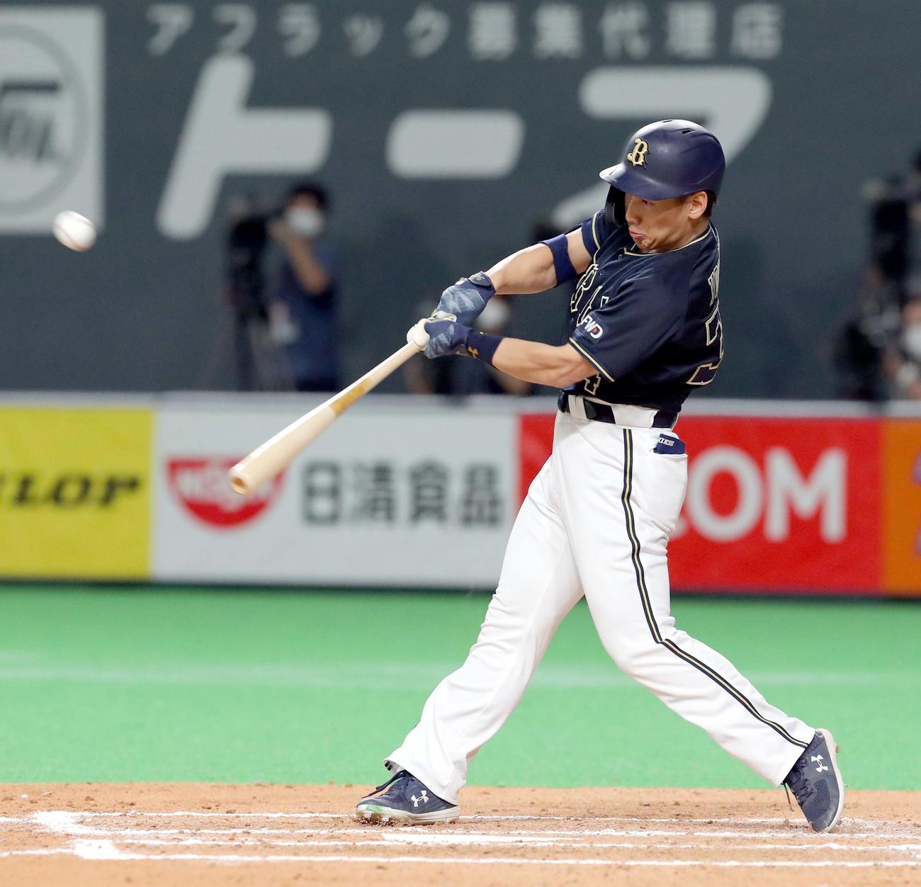 オリックス吉田正尚（2020年7月31日撮影）