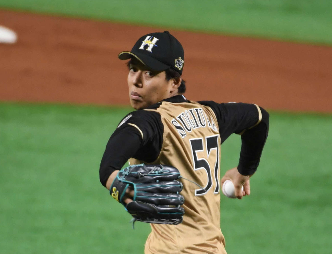 日本ハム杉浦稔大（2020年7月21日撮影）