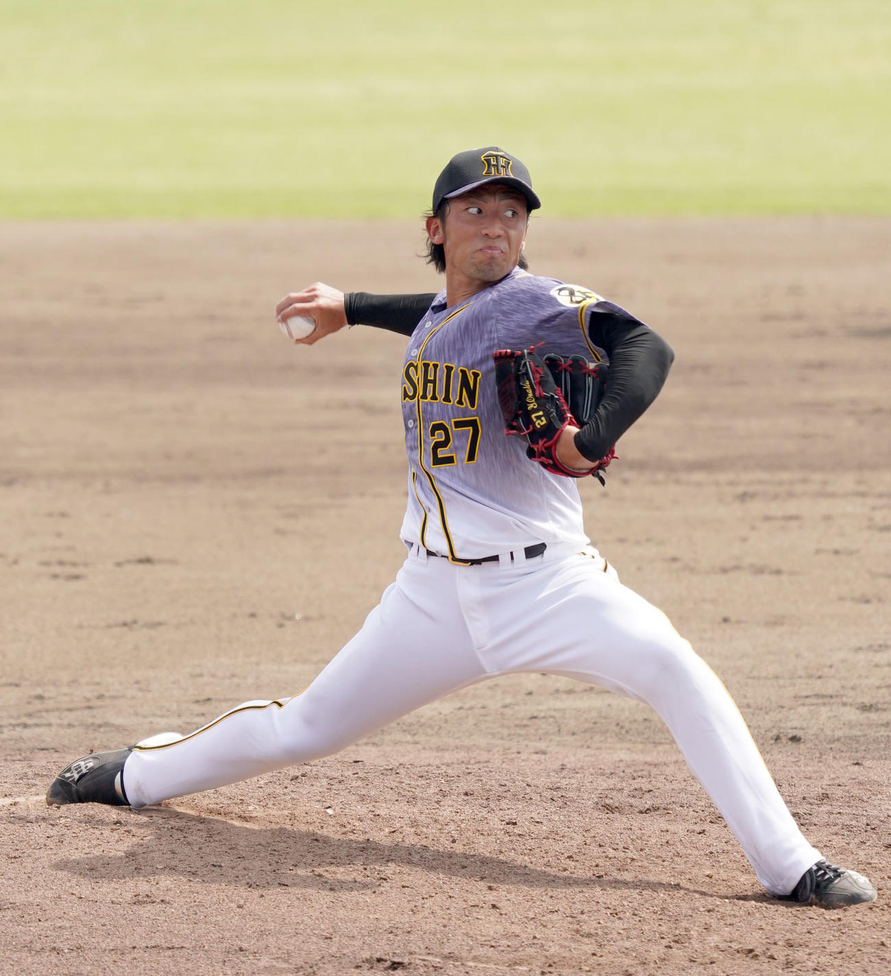 阪神・尾仲祐哉（2020年6月9日撮影）