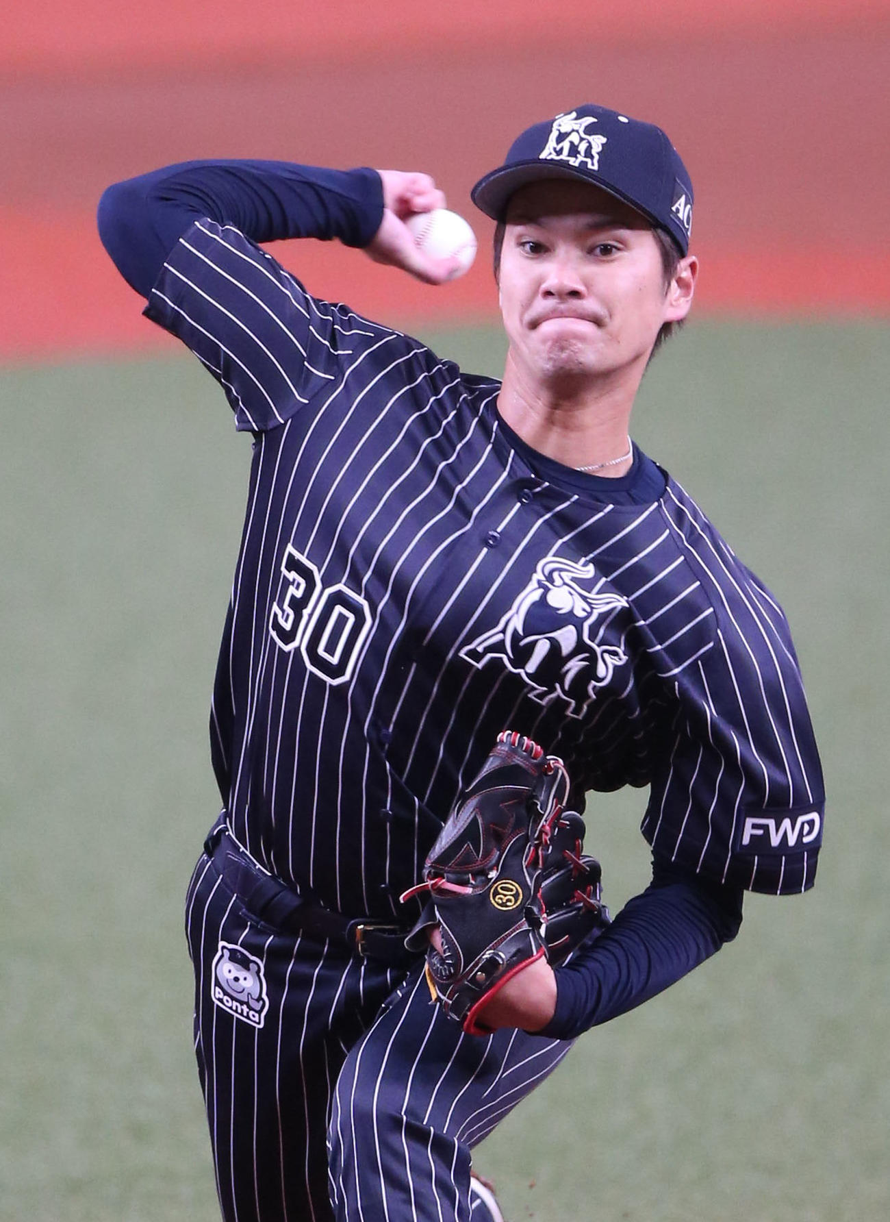 オリックス対ロッテ　オリックス先発のK－鈴木（撮影・上山淳一）