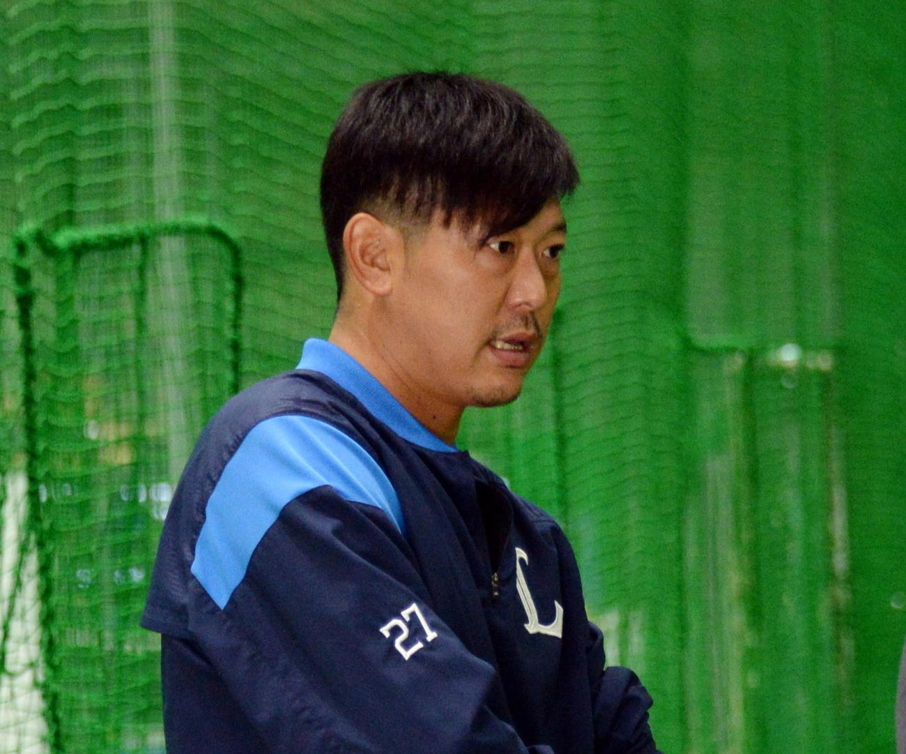 西武内海哲也投手（2019年11月撮影）