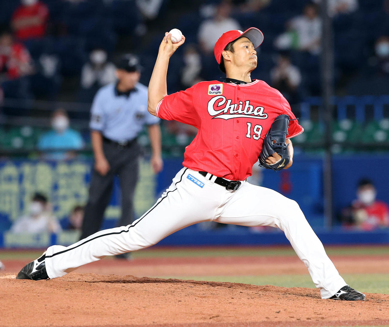 ロッテ唐川侑己（2020年7月30日撮影）